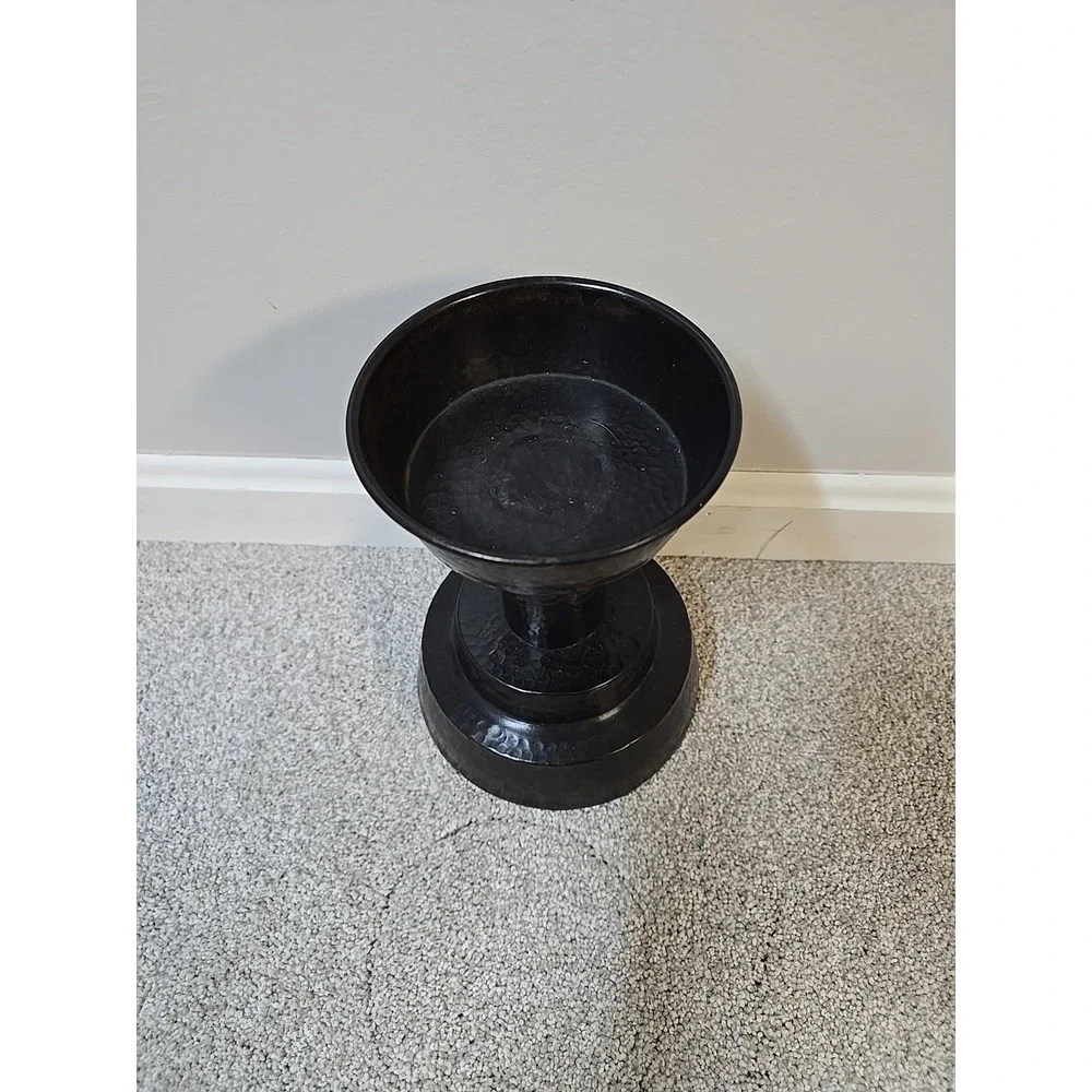 Pottery Barn Pillar Candle Holder 8.5